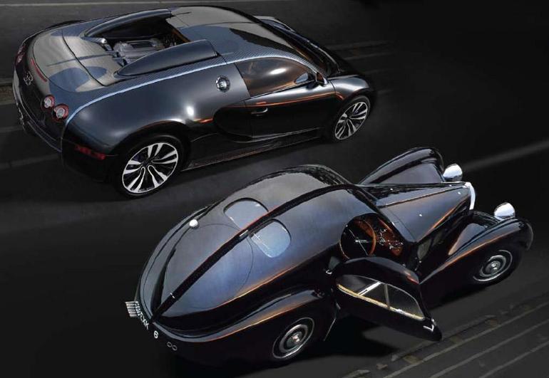 features of the bugatti car